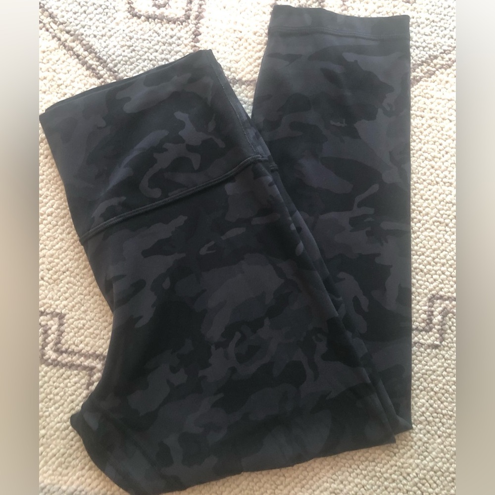 lululemon athletica Black Camo Leggings